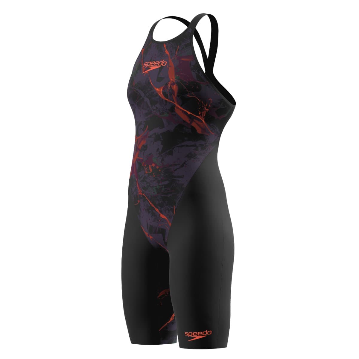 Naiste võistlustrikoo Fastskin LZR Pure Valor 2.0 Printed Openback Kneeskin