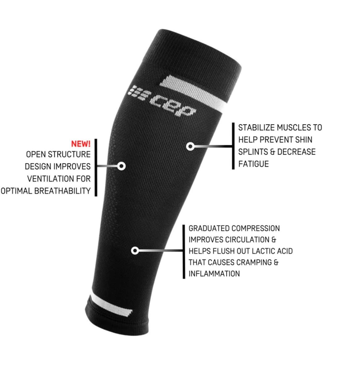 Naiste kompressioonsäärised Compression Sleeves 4.0