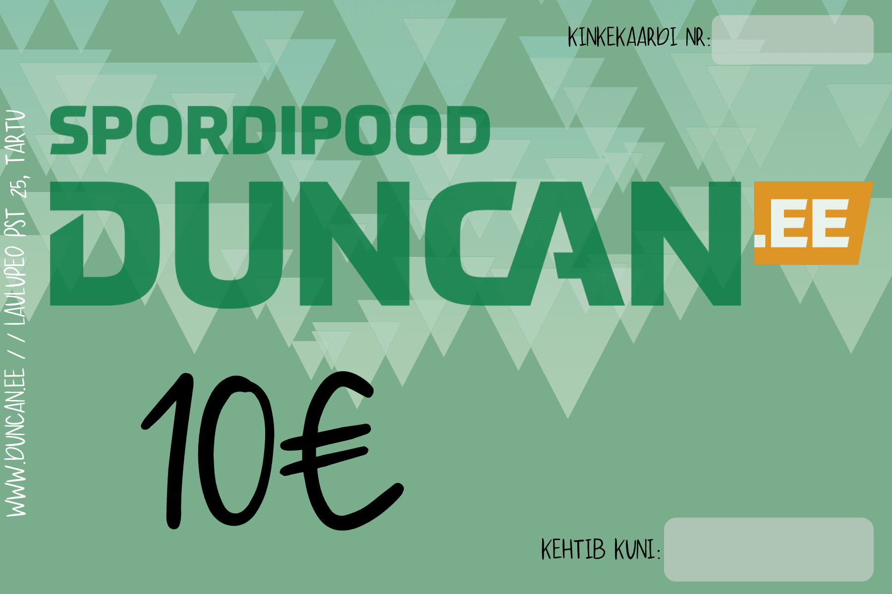 Kinkekaart 10€