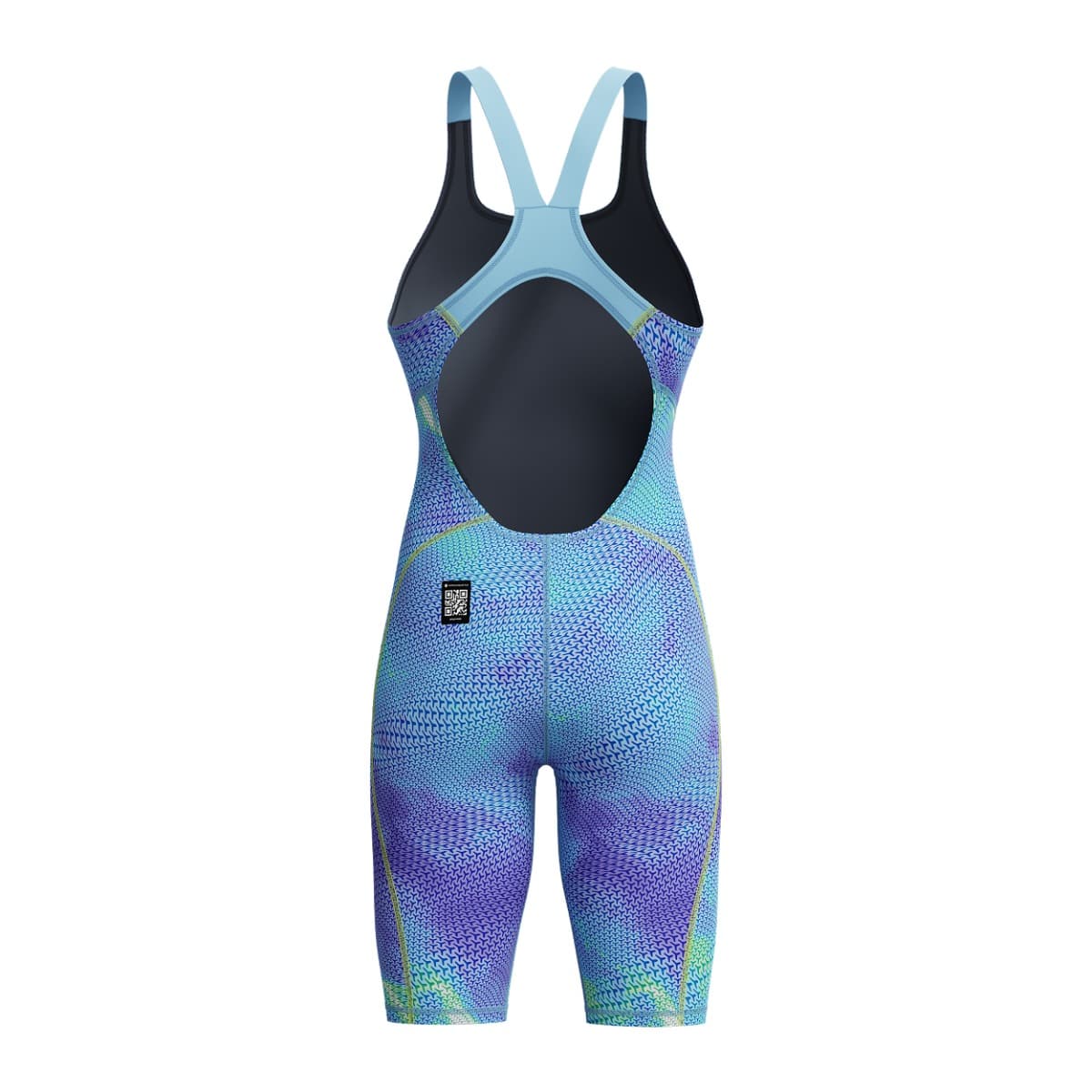 Tüdrukute võistlustrikoo Fastskin HyperSpark Printed Openback Kneeskin