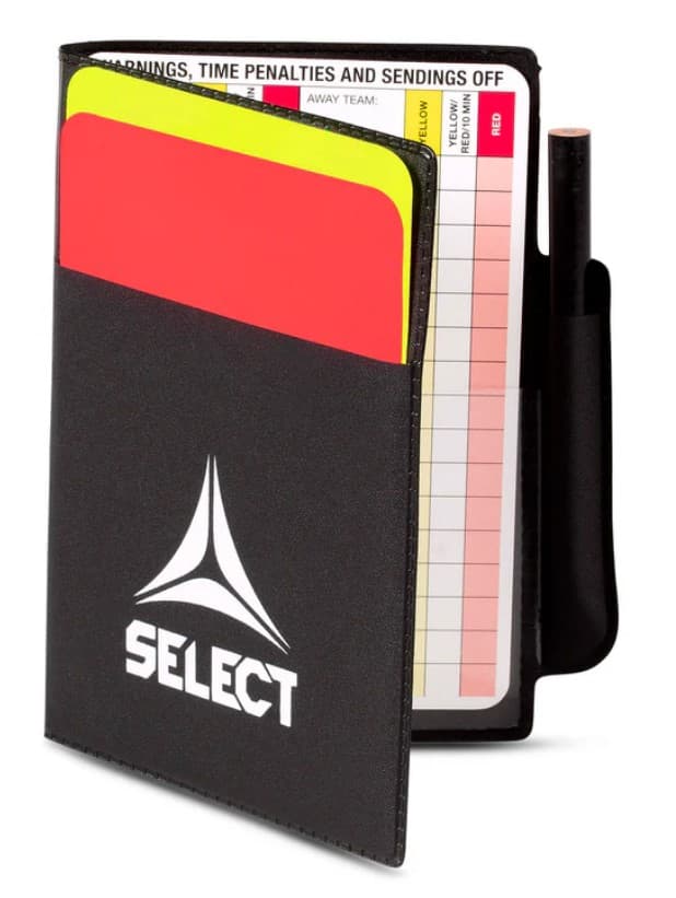 Jalgpallikohtuniku märkmik Referee Card Set