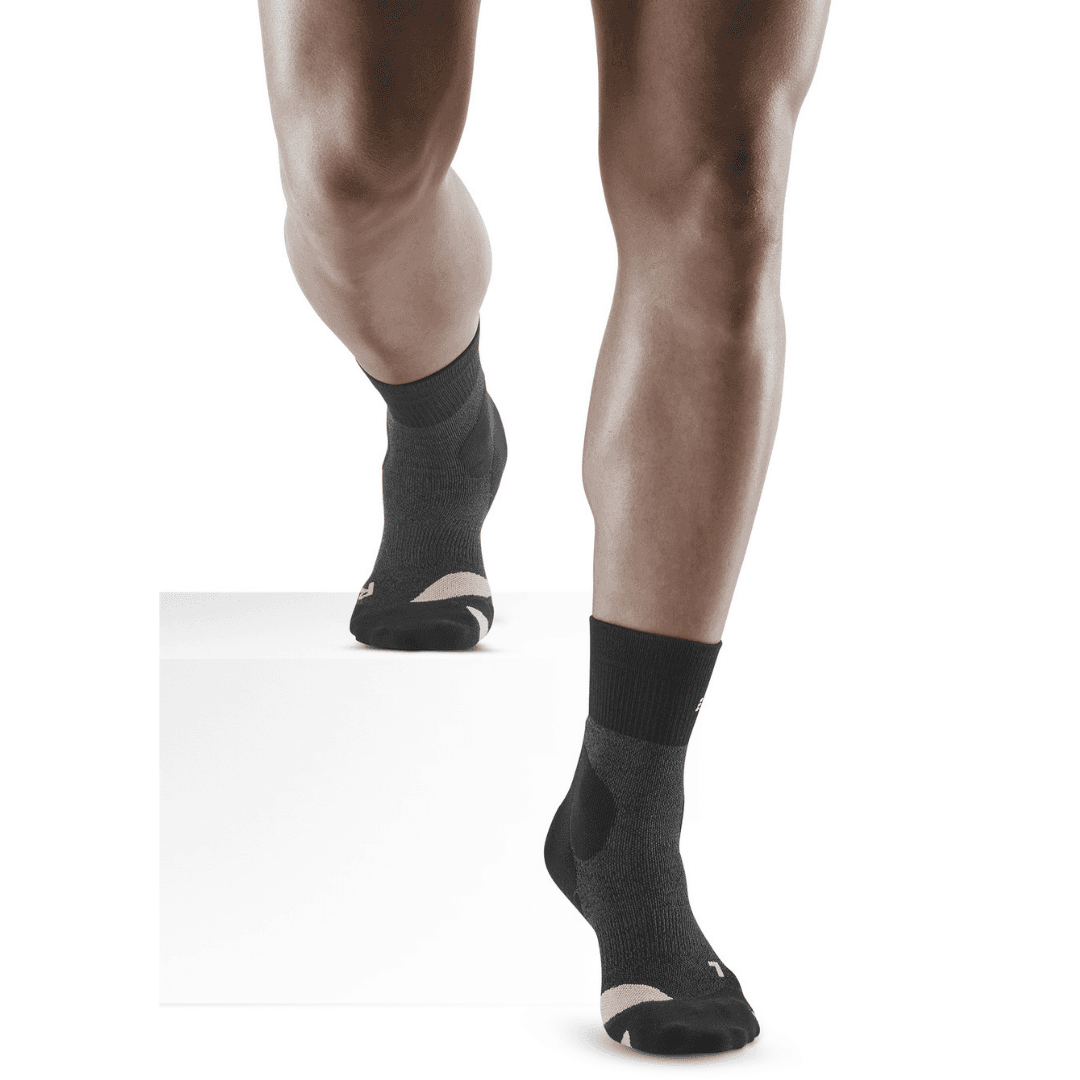 Meeste meriinosokid Hiking Merino Compression Mid Cut Socks