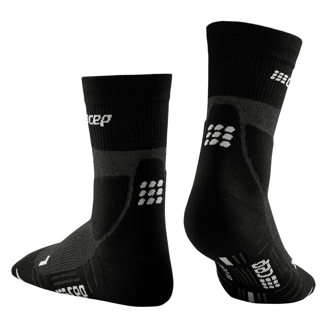 Meeste meriinosokid Hiking Merino Compression Mid Cut Socks