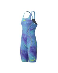 Speedo tüdrukute võistlustrikoo Fastskin HyperSpark Printed Openback Kneeskin